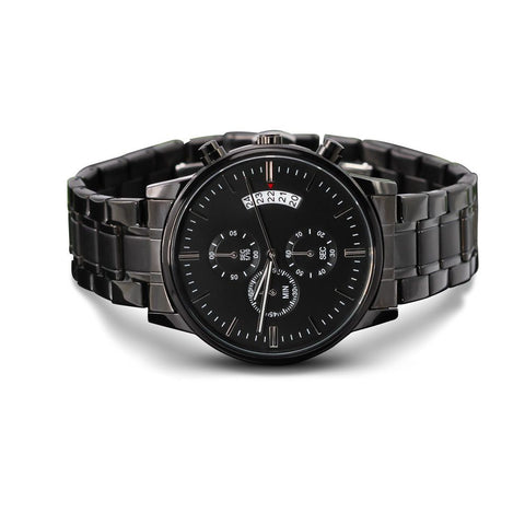 Black chronograph